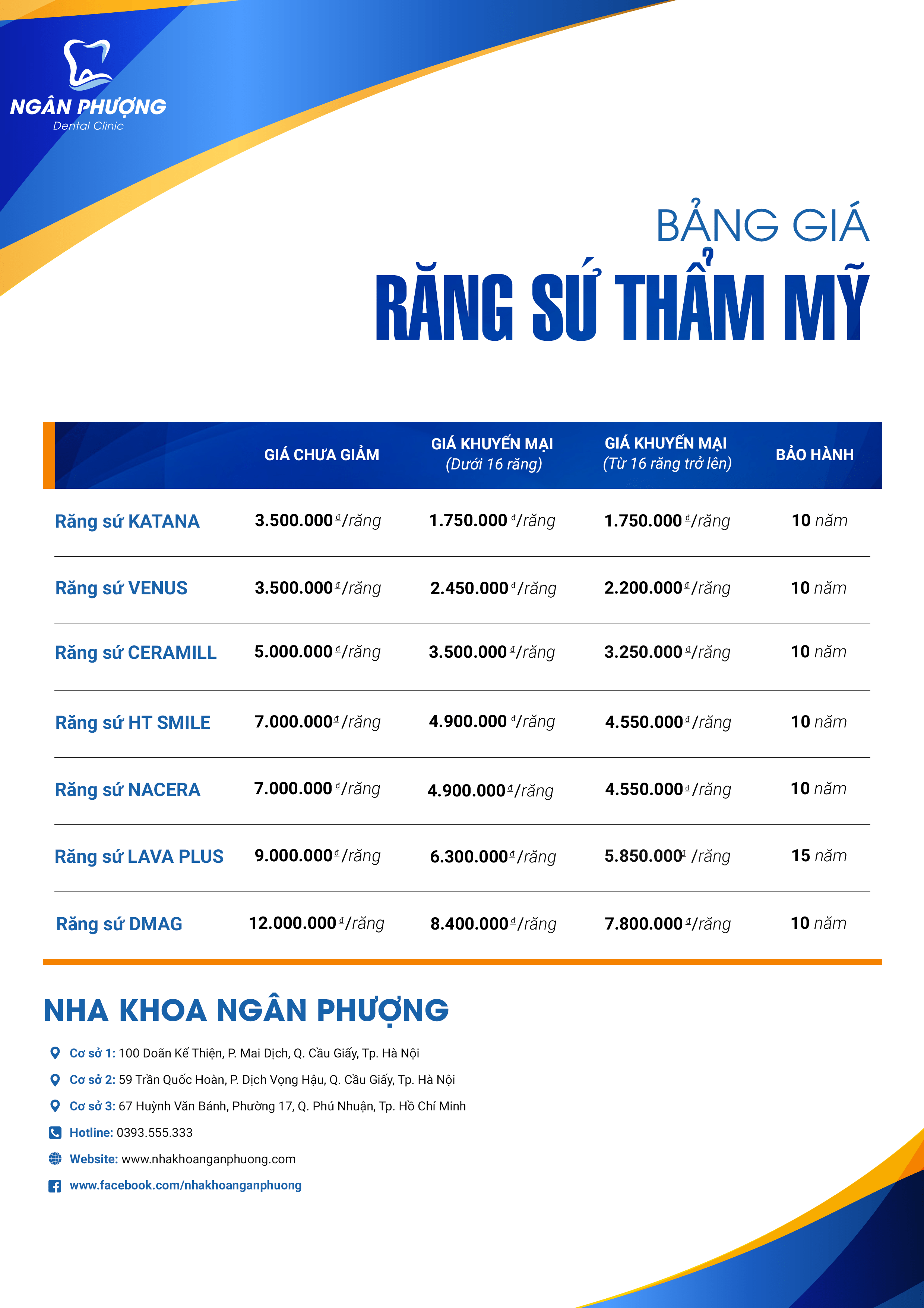 giá răng sứ ưu đãi giáng sinh